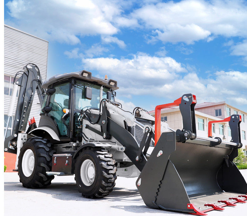 Diesel-Traktor-Ladegerät Schleuder 1,2 Tonnen Landwirtschafts-Traktormaschine 0,1cbm Eimer