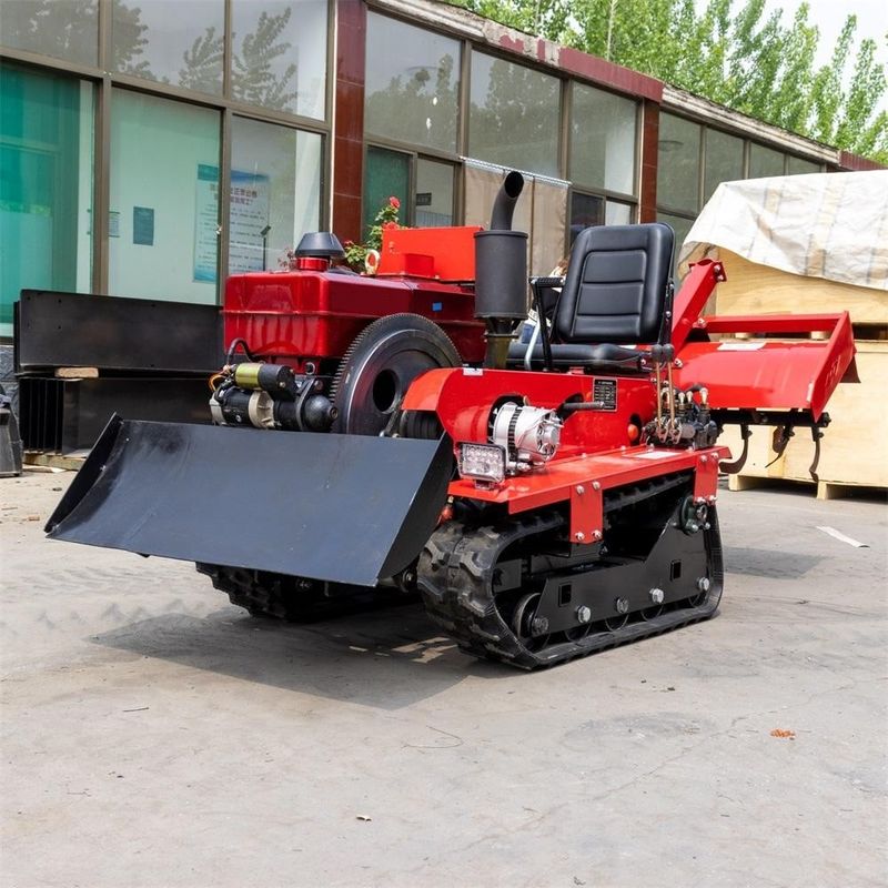 Rotblauer Dieselmotor Traktor Farm Obstgarten Paddy Field Mini-Traktor