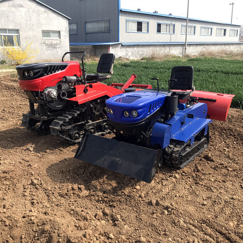 Rotblauer Dieselmotor Traktor Farm Obstgarten Paddy Field Mini-Traktor