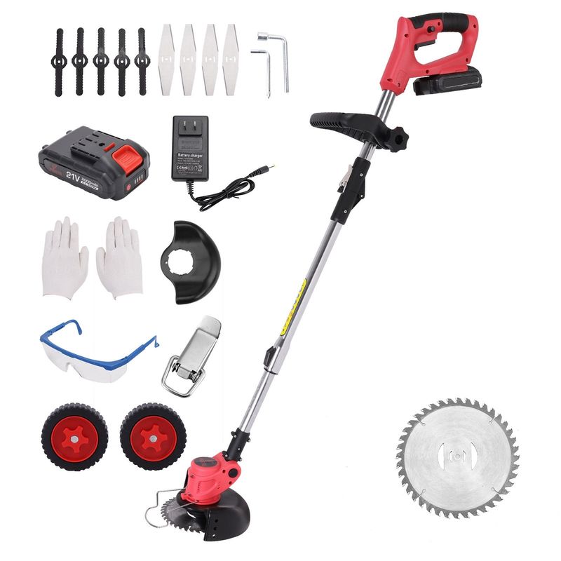Schnurloser Rasenmäher mit Akku 173CC Motor 1200W Einstellhöhe