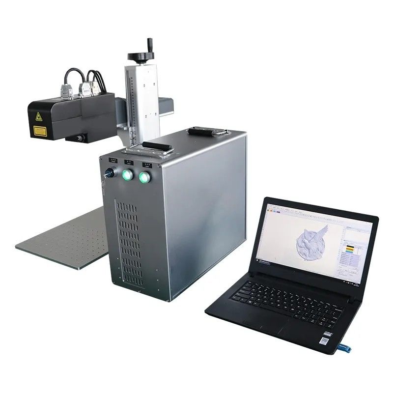 100 Watt Mopa JPT Farb 3D-Dynamisch fokussierende Lasermarkierungsmaschine