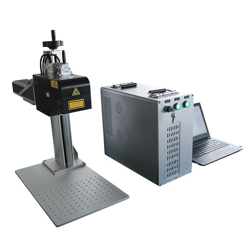 100 Watt Mopa JPT Farb 3D-Dynamisch fokussierende Lasermarkierungsmaschine