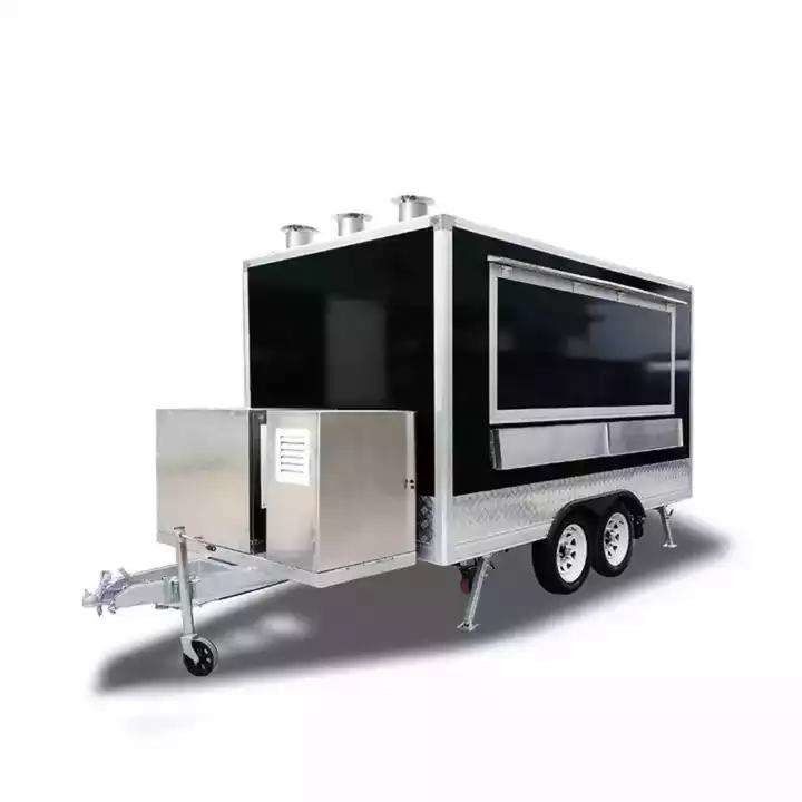 Großhandel Lebensmittelfahrzeuge mobile Fast-Food-Anhänger/Outdoor Mobile Food-Anhänger zum Verkauf