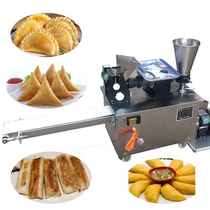 12/15cm Automatische große Empanada-Maschine / große Knödel Samosa Pierogi Frühjahrsroll-Machmaschine