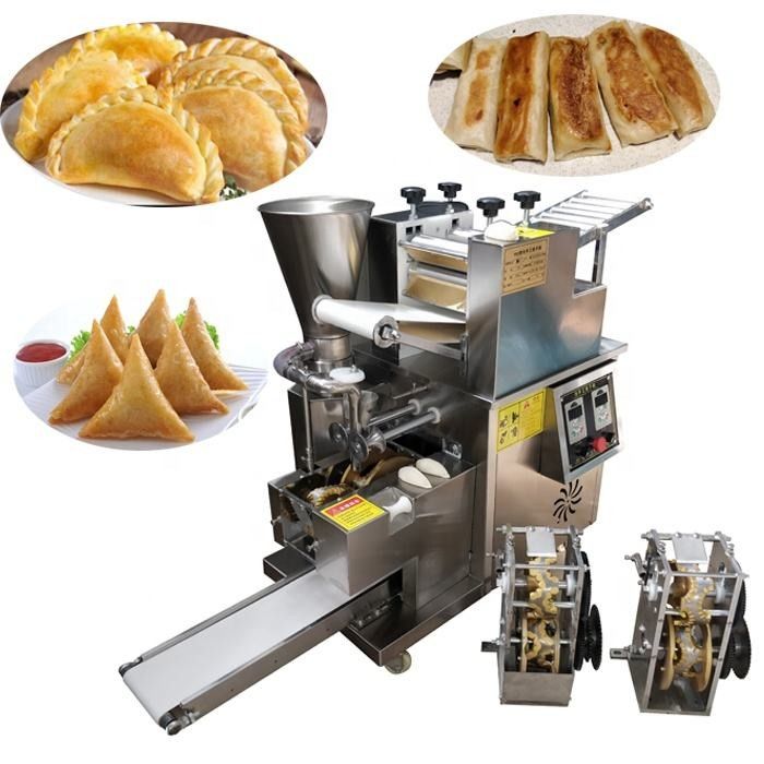 12/15cm Automatische große Empanada-Maschine / große Knödel Samosa Pierogi Frühjahrsroll-Machmaschine