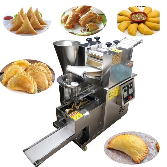 12/15cm Automatische große Empanada-Maschine / große Knödel Samosa Pierogi Frühjahrsroll-Machmaschine