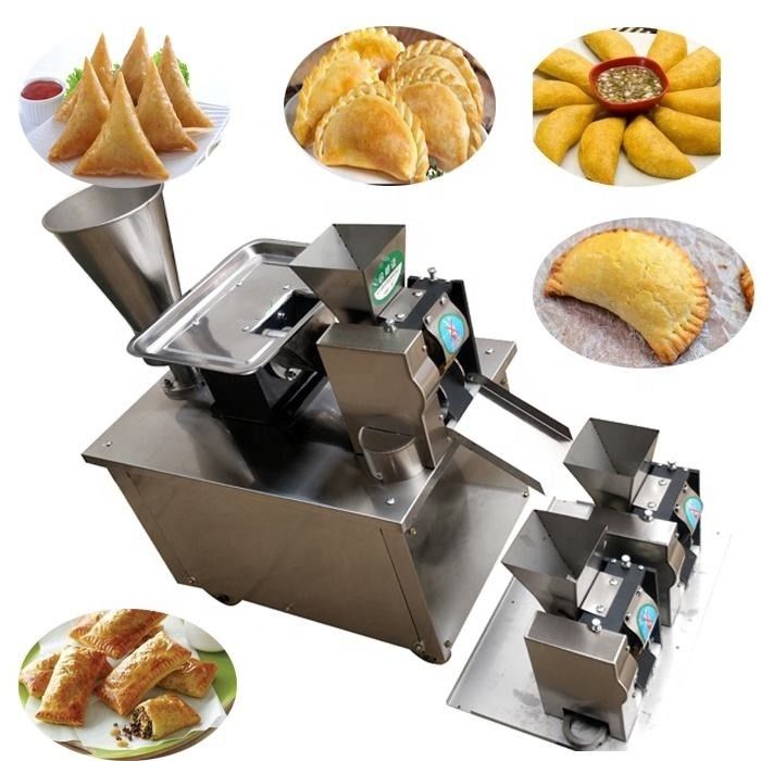 12/15cm Automatische große Empanada-Maschine / große Knödel Samosa Pierogi Frühjahrsroll-Machmaschine
