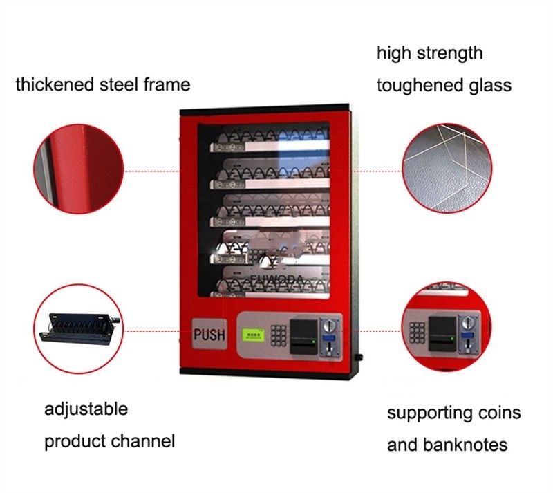 Automatischer Automaten für Snacks und Getränke