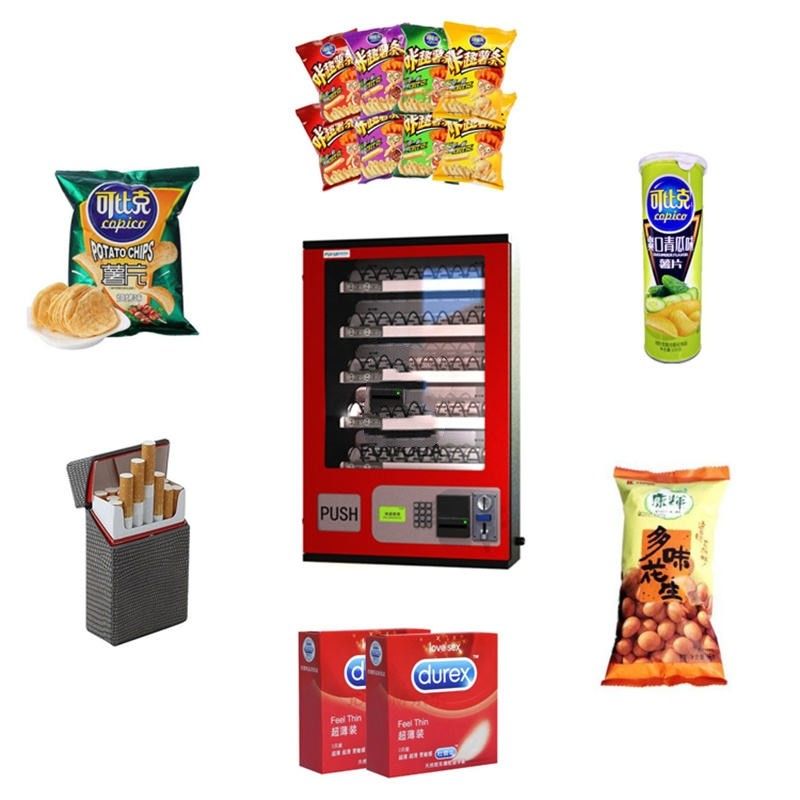 Automatischer Automaten für Snacks und Getränke