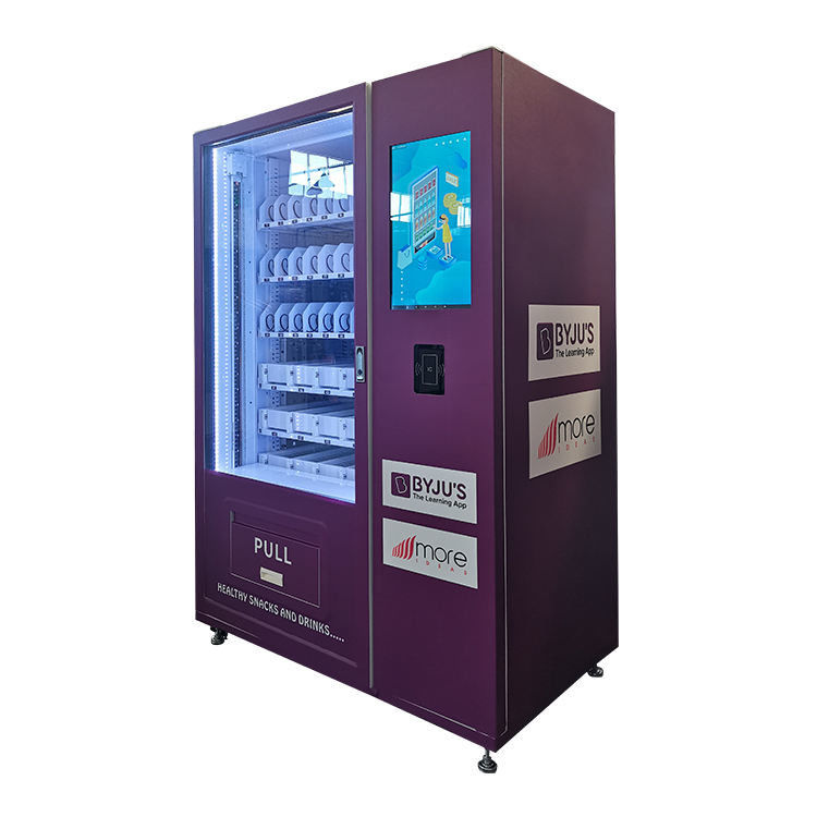 High-Tech-Auto-Open-Door-Snack-Kaltgetränke-Automaten mit Spirale und direktem Druck