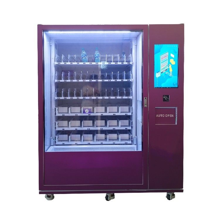 High-Tech-Auto-Open-Door-Snack-Kaltgetränke-Automaten mit Spirale und direktem Druck