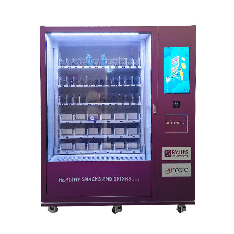 High-Tech-Auto-Open-Door-Snack-Kaltgetränke-Automaten mit Spirale und direktem Druck