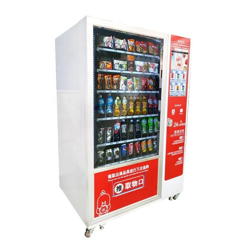 In Pakistan Preis Qr Code Automatische Münzbetriebene Getränke Snack Verkaufsautomat zum Verkauf