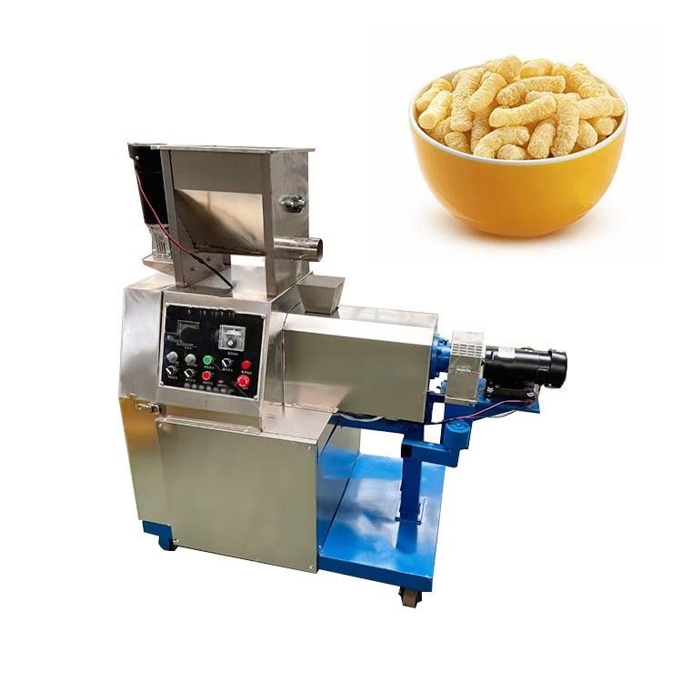 5.5kw Snackbar Twin Screw Extruder Puffed Corn Chips Snacks Lebensmittelherstellung Maschine