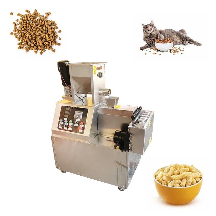 5.5kw Snackbar Twin Screw Extruder Puffed Corn Chips Snacks Lebensmittelherstellung Maschine