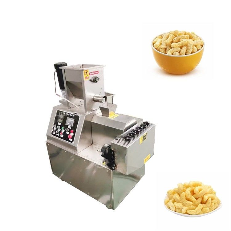 5.5kw Snackbar Twin Screw Extruder Puffed Corn Chips Snacks Lebensmittelherstellung Maschine