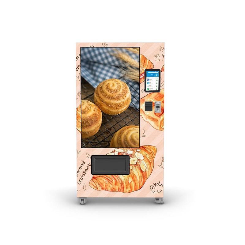 50W Automatisches Brot Snack Lebensmittel und Getränke Produkte Qr Pay Verkaufsautomaten
