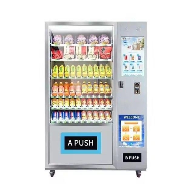 combo Fabrik Lieferung Top-Qualität Full-Service gute gesunde Lebensmittel Snack und Getränke Verkaufsautomaten zum Verkauf
