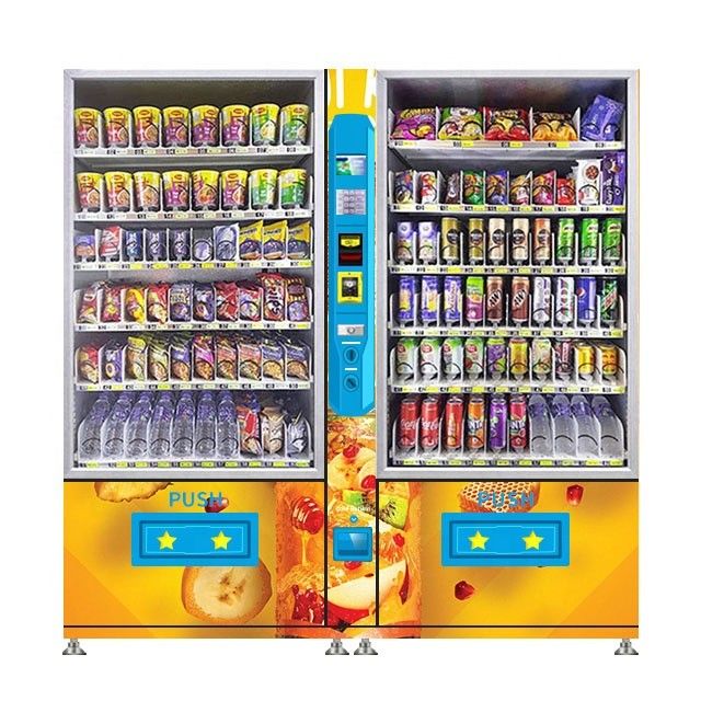 Doppelkarton Großkapazität Kaugummi und Snack Combo Verkaufsautomaten Made in China niedriger Preis