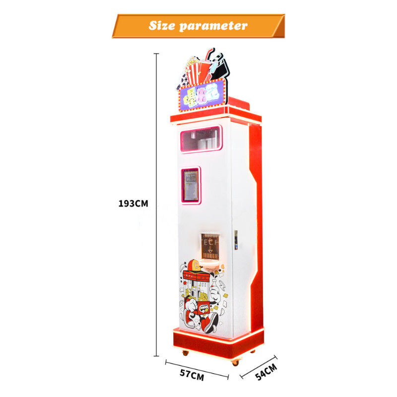 Popcorn-Maschine Kartenbetreiber Popcorn-Münzen Lebensmittel Snack-Verkaufsautomaten Händler