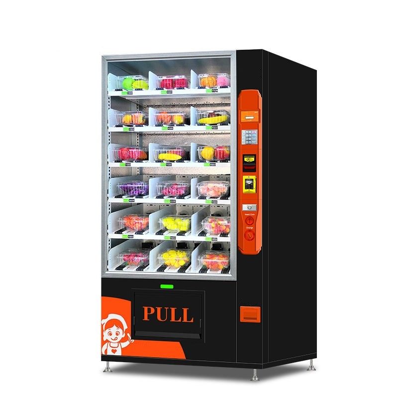 24-Stunden-Brot-Dessert-Cupcake-Selbstbedienungs-Kiosk mit Kühlschrank und Aufzug