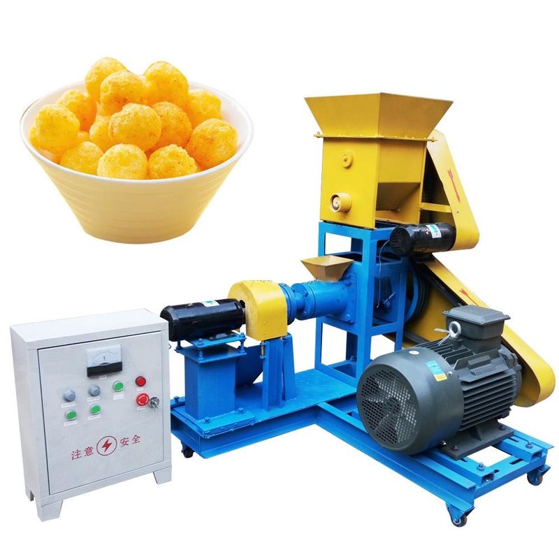Einfache Bedienung Snack-Making-Maschine Voll automatische Snack-Produktionslinie mit kundenspezifischer Farbmalung Aufkleber