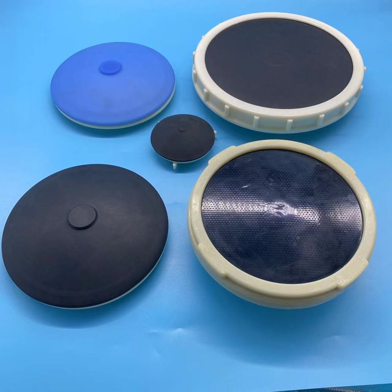 High Oxygen Nano Micro Bubble Diffuser Belüftungskopfteile Flachplattenscheibentyp Diaphragmenscheibelbelüfter